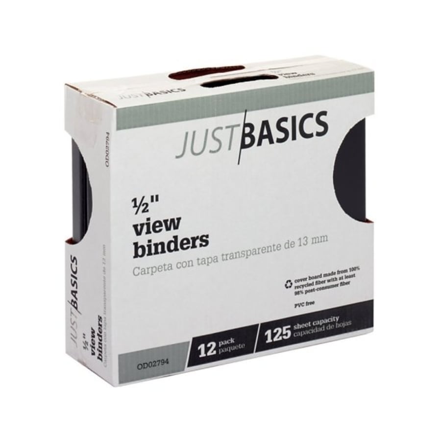 Buy Wilson Jones 1 White Heavy Duty D-Ring View Binder 12pk
