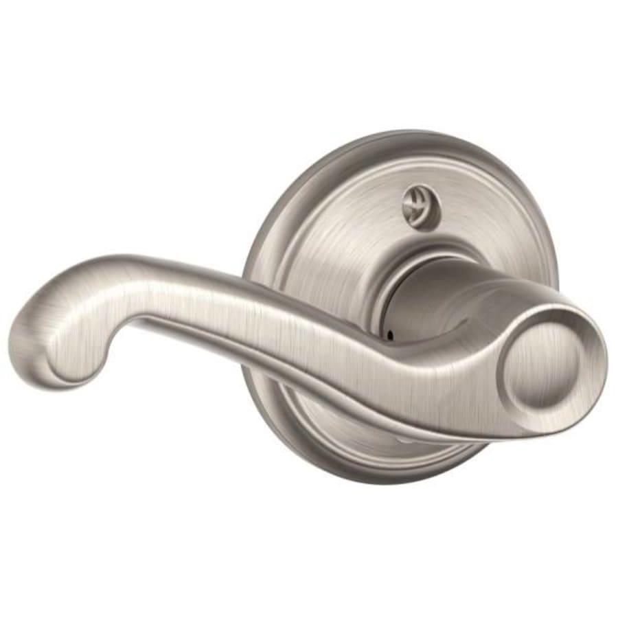 Schlage Residential F Ser Ent No Hand Satin Brass Clear Finish Accent Lever