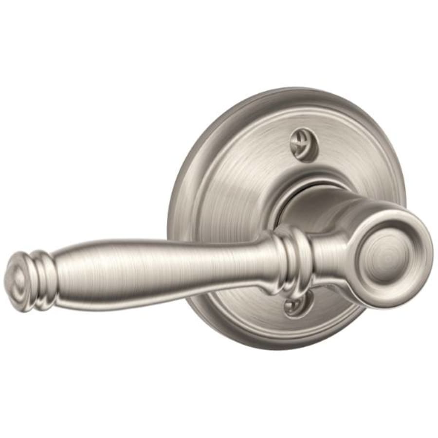 Schlage Residential F Ser Ent No Hand Satin Brass Clear Finish Accent Lever