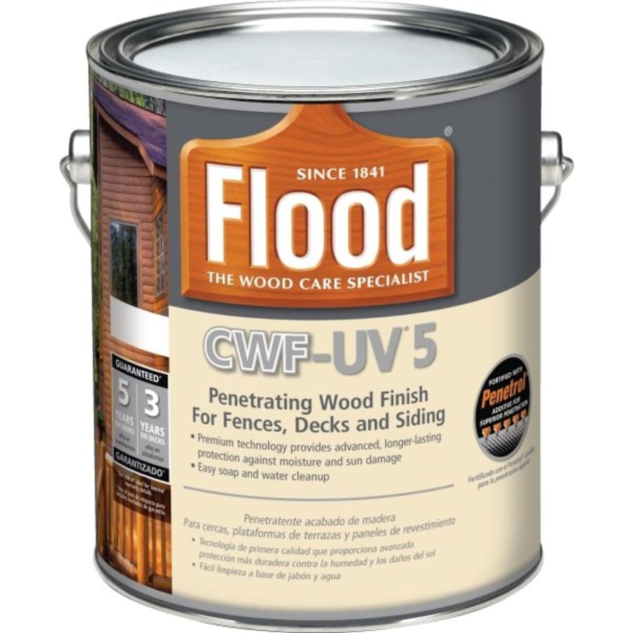 1 Gallon Flood Cwf Uv Redwood Hd Supply