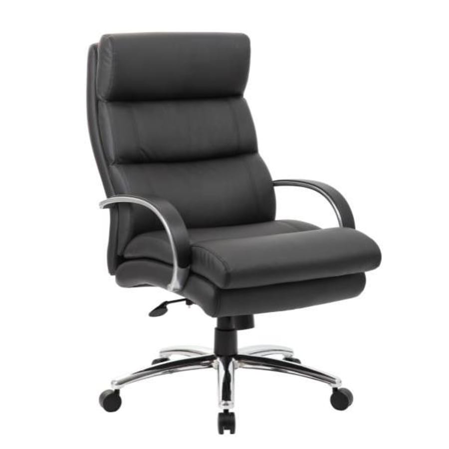 Boss Executive Chair Caressoftplus Upholstery Black HD Supply