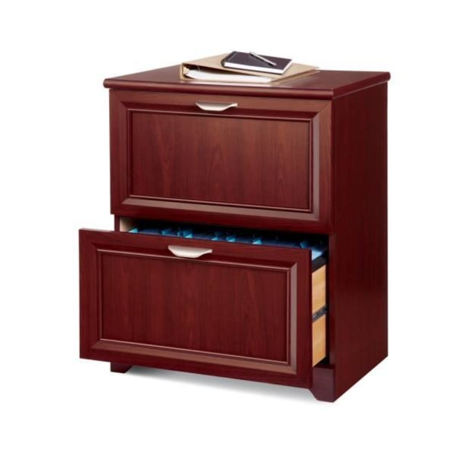 Realspace Magellan 2 Drawer Espresso Lateral File Cabinet HD Supply