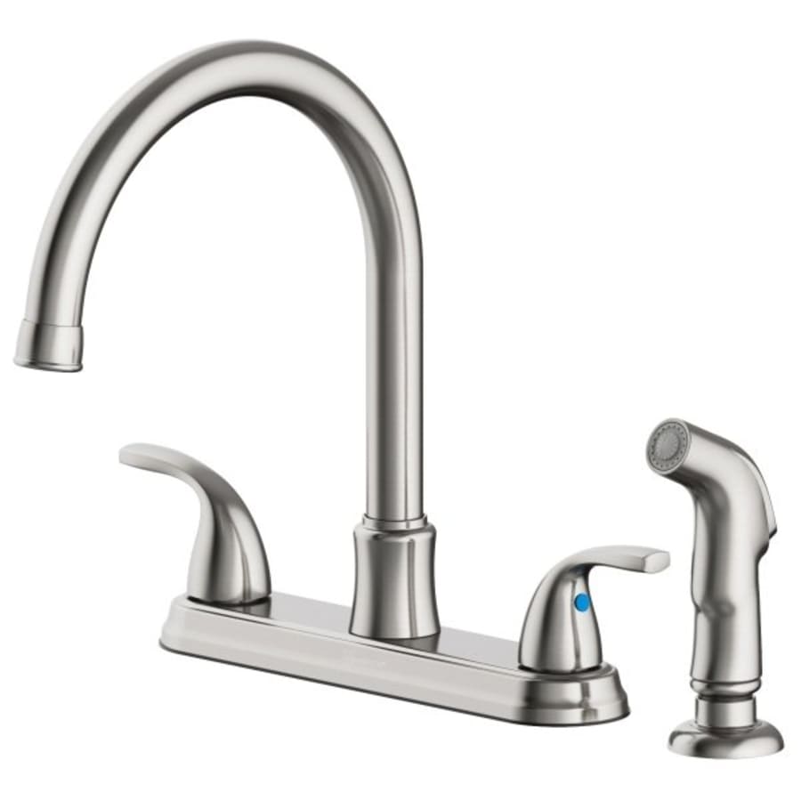 Seasons® Raleigh Two Handle Gooseneck Kitchen Faucet, With ...