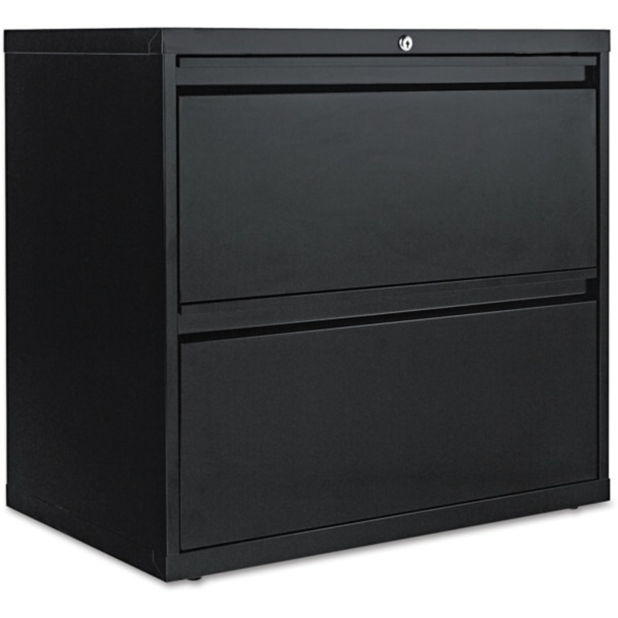 Workpro 2 Drawer Black Steel Lateral File Cabinet 36 Inch W Hd Supply