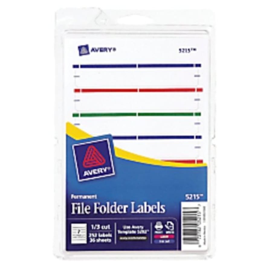 Avery® Permanent Full-Sheet Laser Printer Labels, 8-1/2