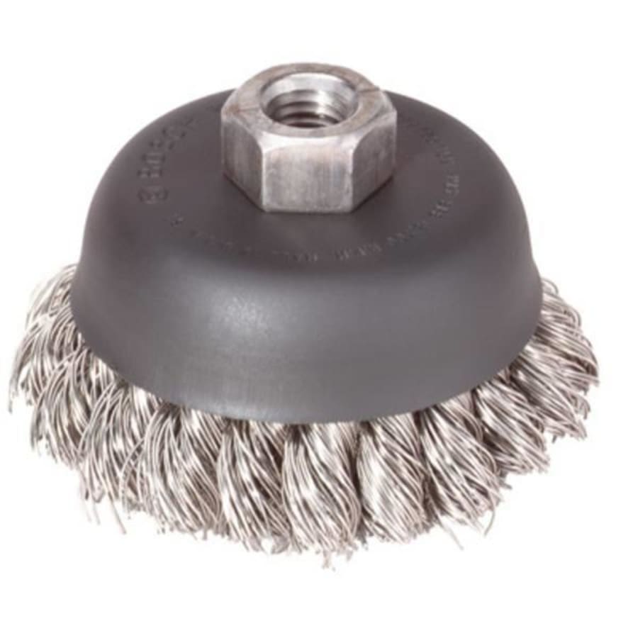 Warner 14 3x13 Row Stainless Steel Wire Brush with Scraper 10483
