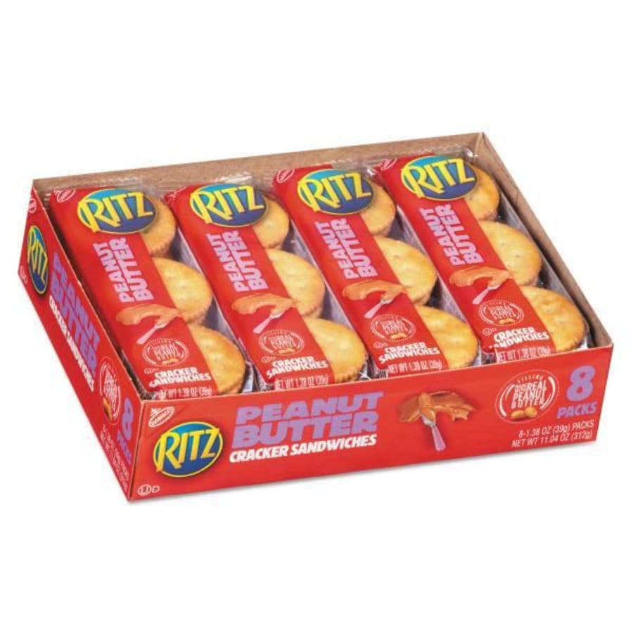 Nabisco® Ritz Peanut Butter Cracker Sandwiches, 1.38 Oz Pack ...