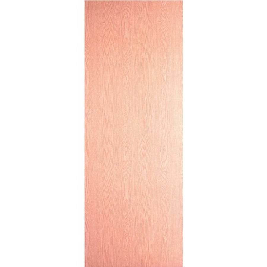 34 X 80 1 3 8 Thick Flush Alpine Oak Hollow Core Slab Door Hd Supply