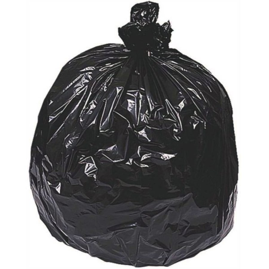 Mint-X Rodent Repellent Trash Bag, 0.866 Mil, Hi-Density, Star Seal, 60  Height x 38 Length, 60 Gallon, Black (Pack of 150) (MX3860HD B22)