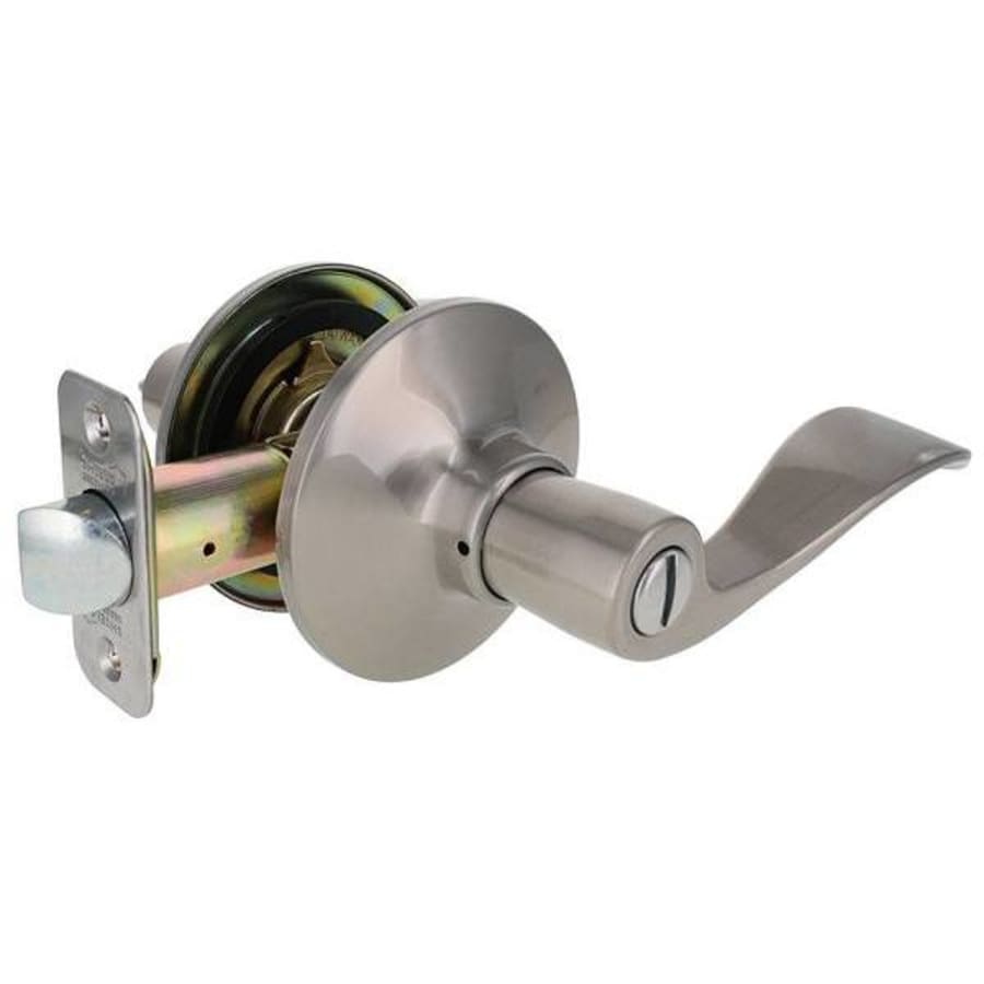 Shield Security Wave Keyless Passage Door Lever In Satin Nickel