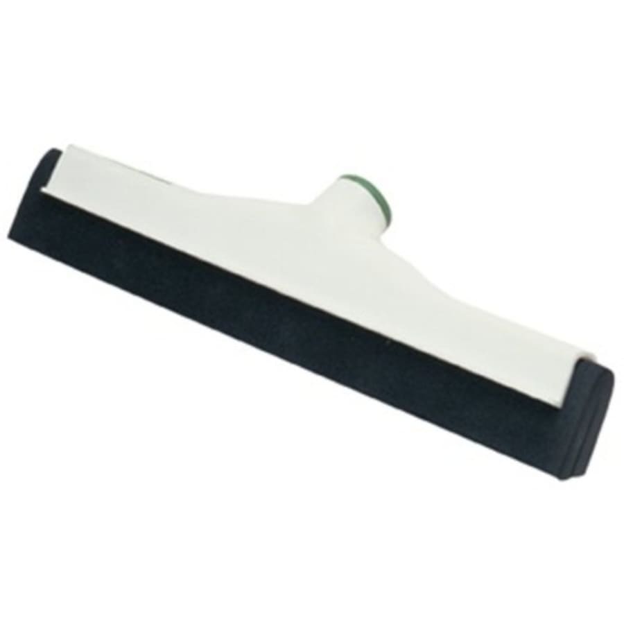 924805-3 Rubbermaid 24W Straight Rubber Floor Squeegee With Handle, Black