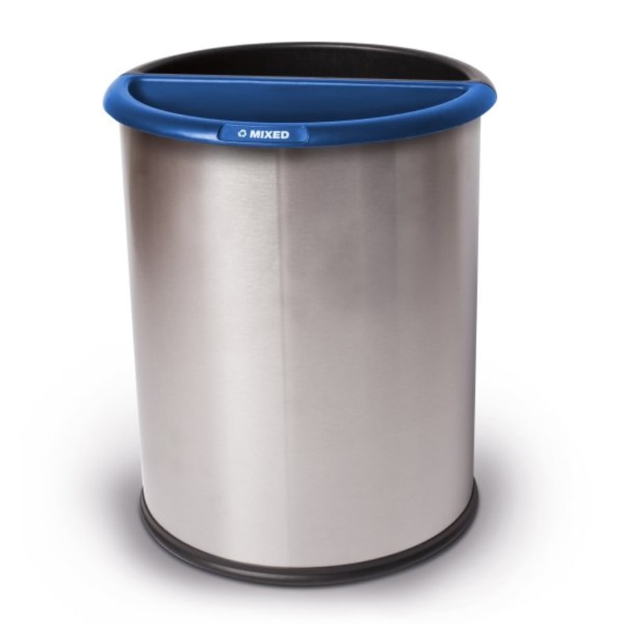 13 Gallon Rectangular Swivel Lid Stainless Trash Can Precision Series 780829