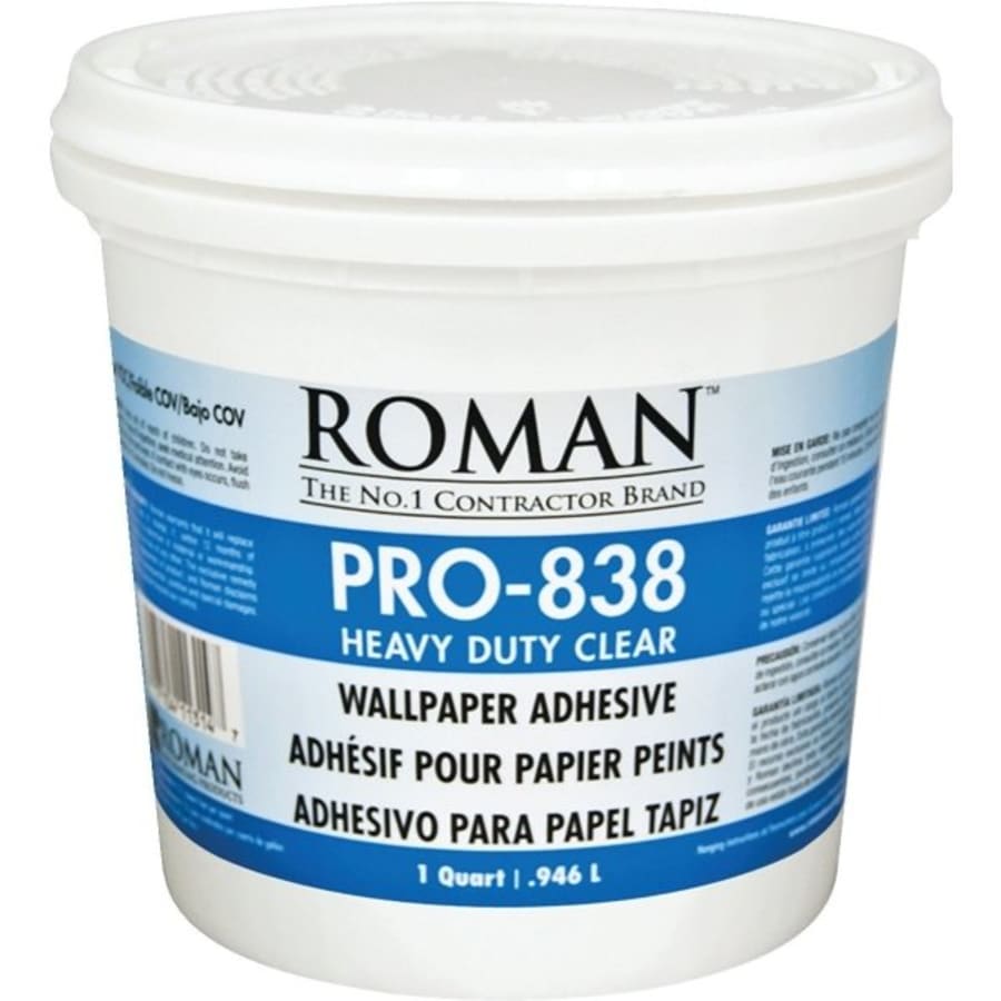 Roman Decorating Products 011314 PRO-838 Qt Clear HD Adhesive, Case Of 6 |  HD Supply