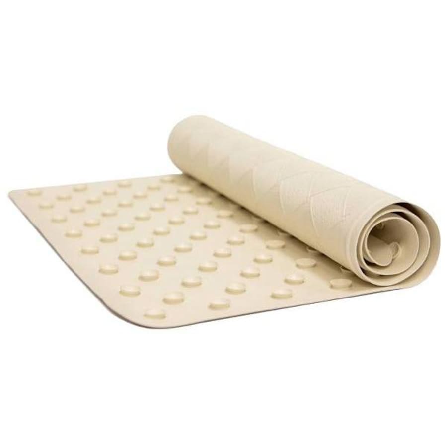 Medline Industries Slip-Resistant Rubber Antimicrobial Bath Mat, 29 X  15-1/2