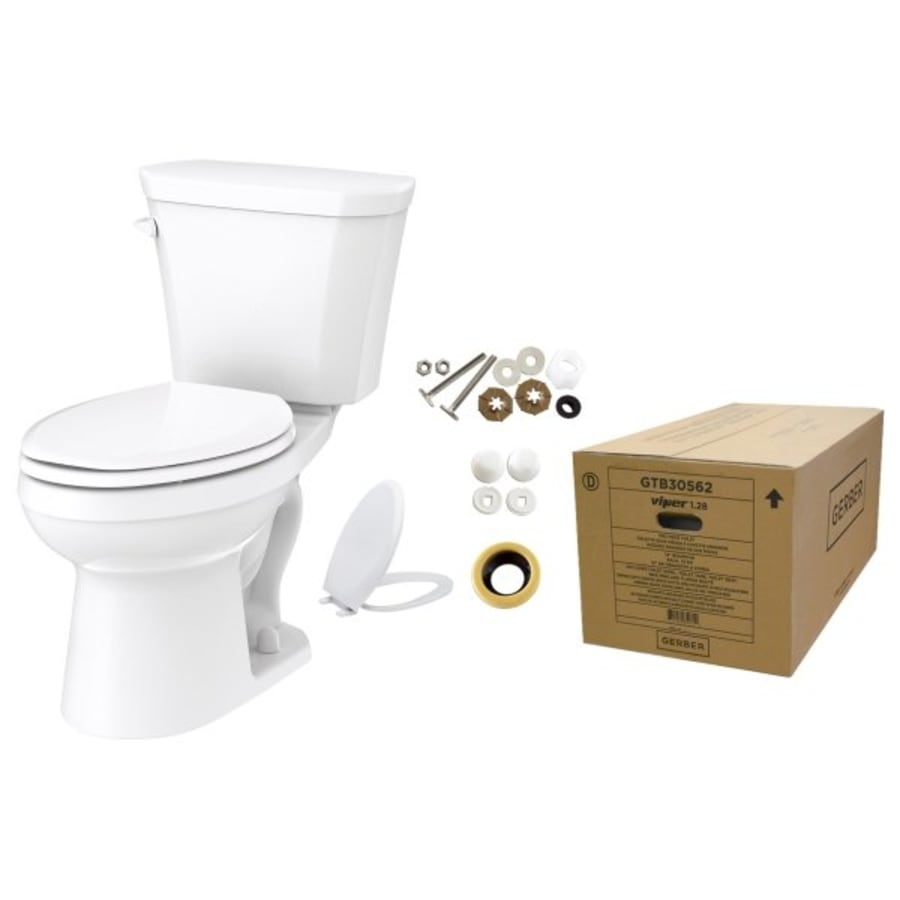 Gerber® Viper® 1.28-1.6gpf Ada Elongated Bowl White Gvp31528 | HD