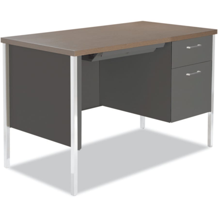 Alera Valencia Series Straight Front Desk Shell 65w X 29 1 2d X29 5 8h Mahogany Hd Supply