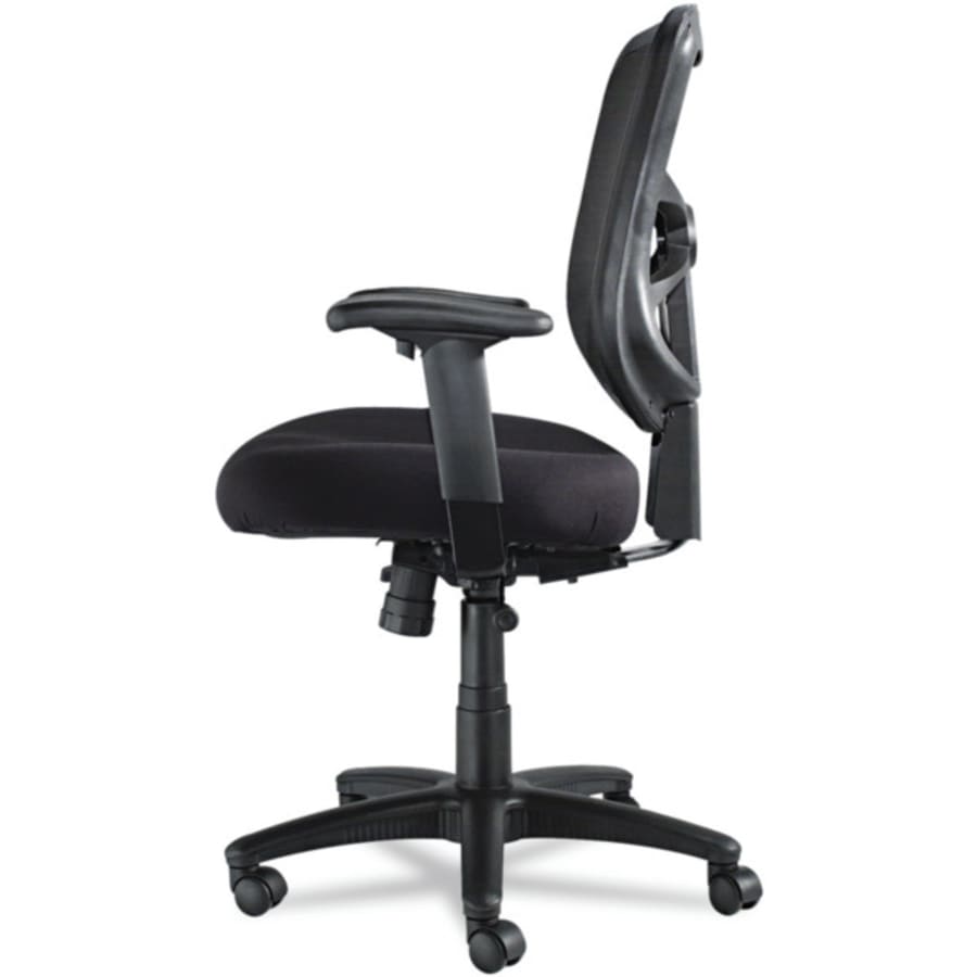 Brenton Studio Ruzzi Black Mid Back Vinyl Chair Hd Supply