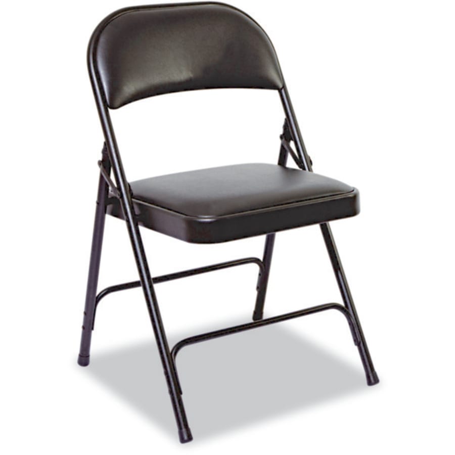 2 Inch Vinyl Upholstered Boxed Seat Cushion Folding Chair Carton Of 2 Black Hd Supply You can now take a portable chair wherever you go, to specifically designed with a fully cushioned seat and back (100% polyethylene foam), this folding chair makes lounging around a dream you may never want to get up from. 2 inch vinyl upholstered boxed seat