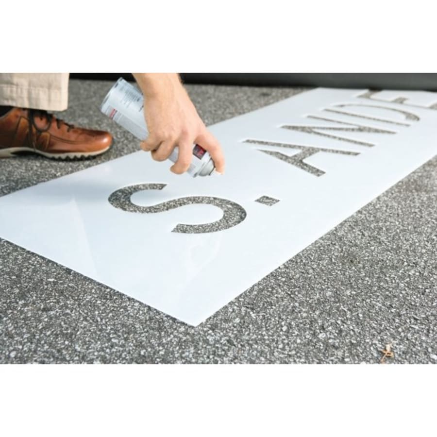 Parking Stop Block Stencil - Visitor | HD Supply