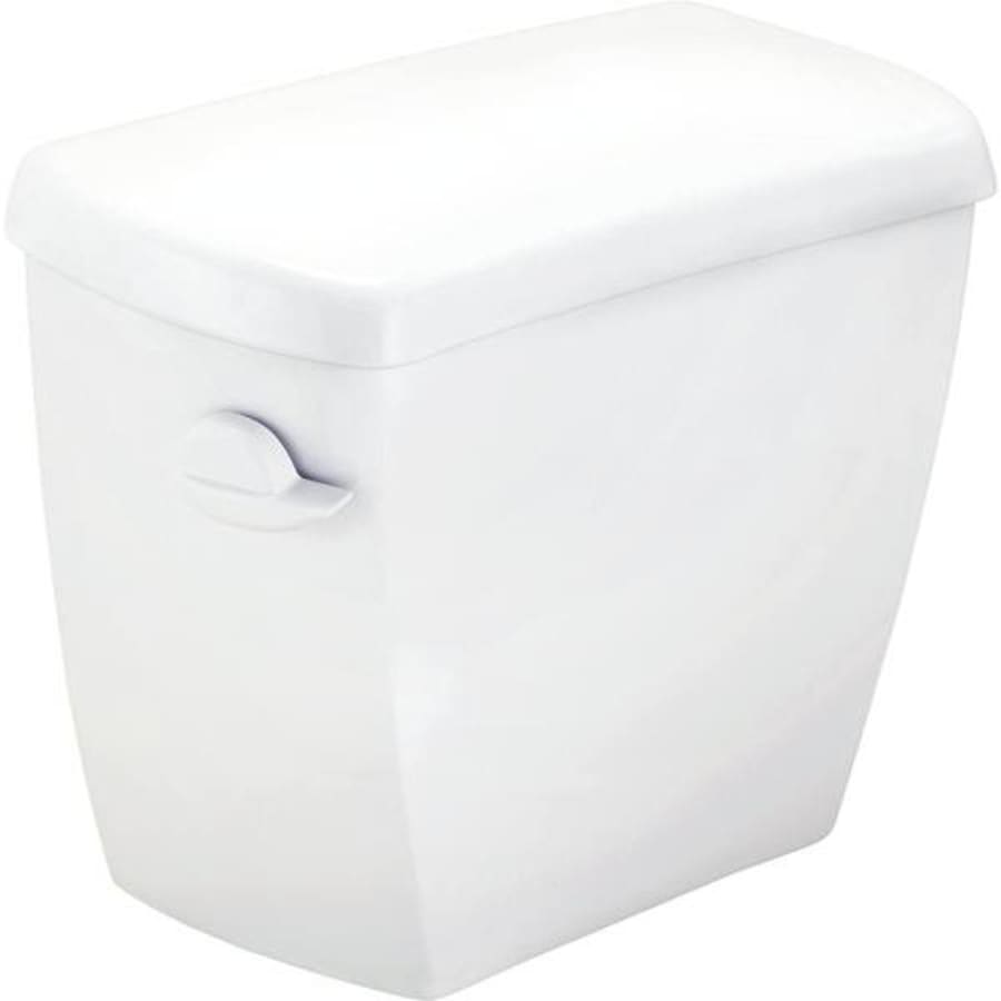 American Standard Edgemere White Toilet Tank Lid in the Toilet