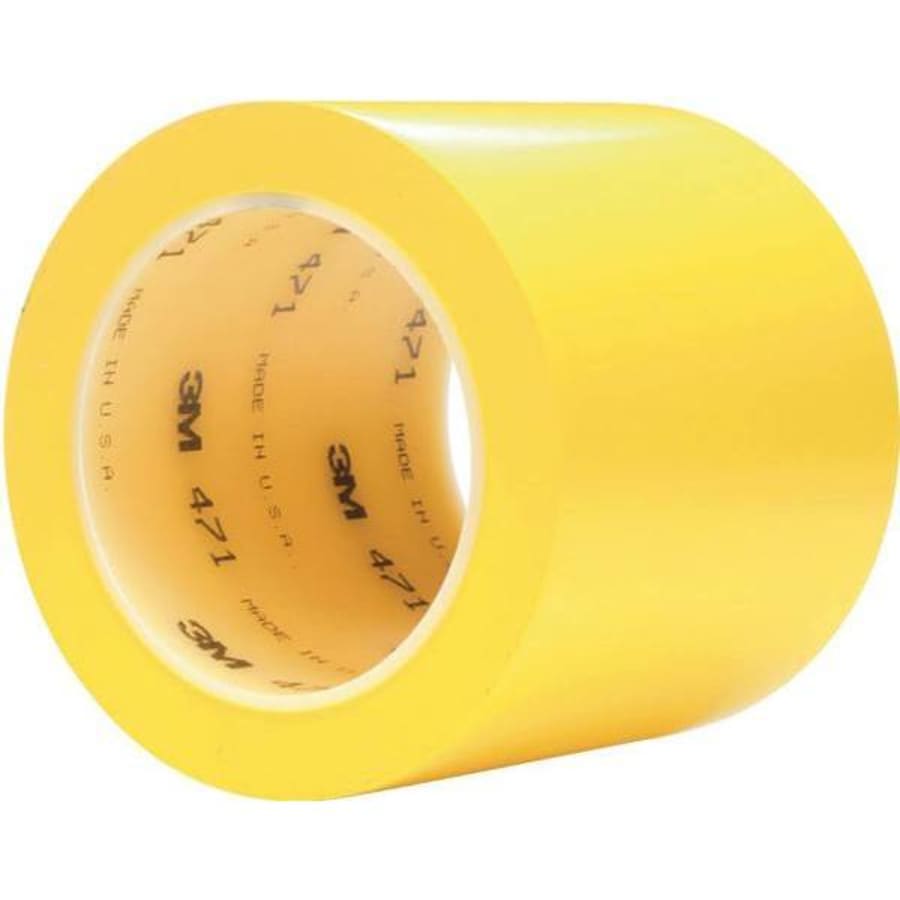 Brady 104317 ToughStripe Floor Marking Tape, 2 in x 100 ft, Black/Yellow