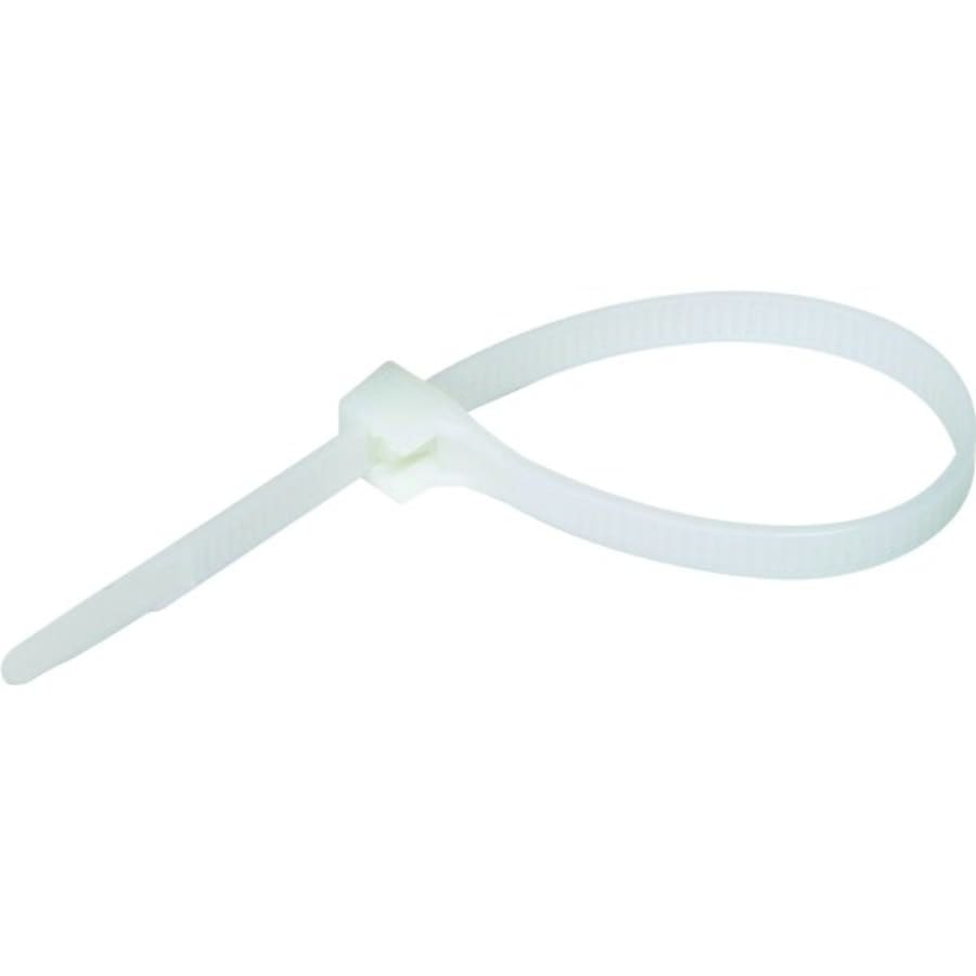 11 in. White Cable Ties, 100-Pack