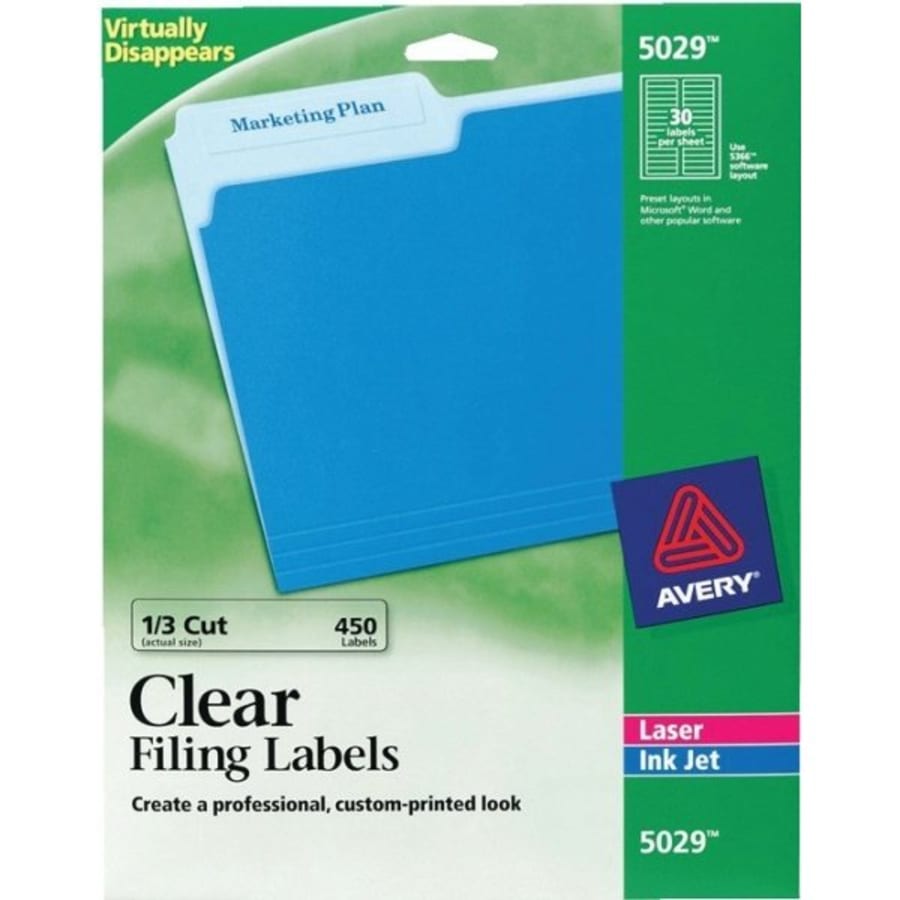 Office Depot® Clear Permanent Self-Adhesive Reinforcement Label, Package Of  200 | HD Supply