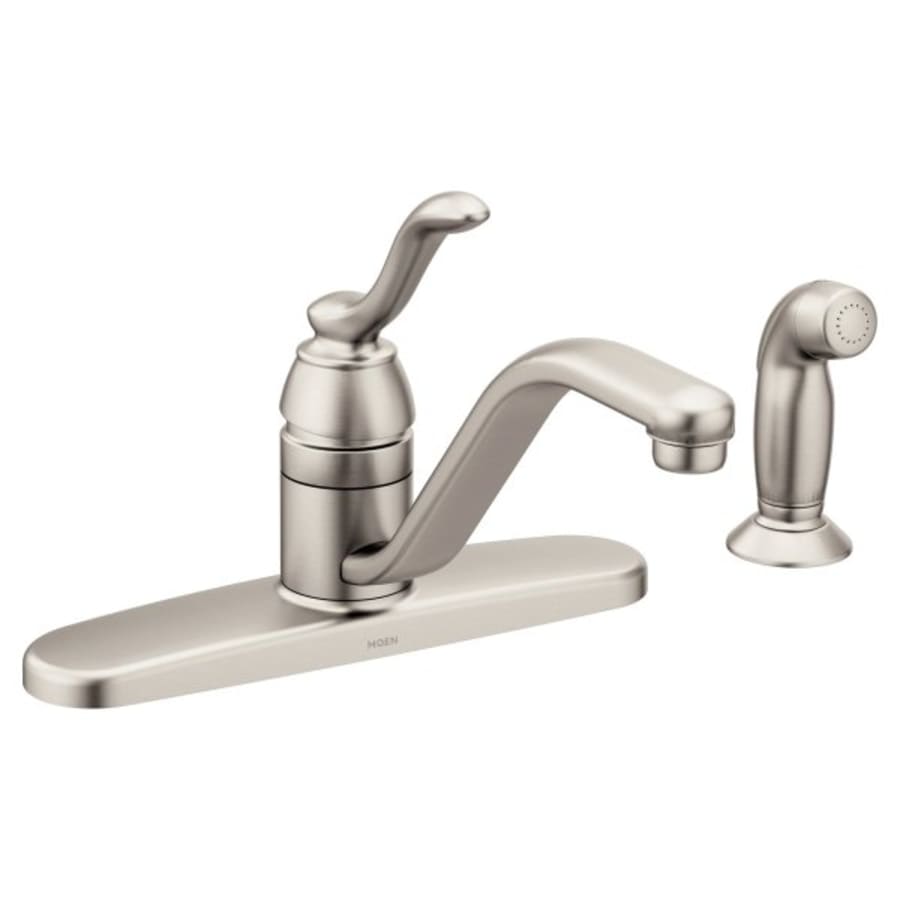 Moen Brantford One Handle High Arc Kitchen Faucet With Spray Oil Rubbed Bronze Hd Supply