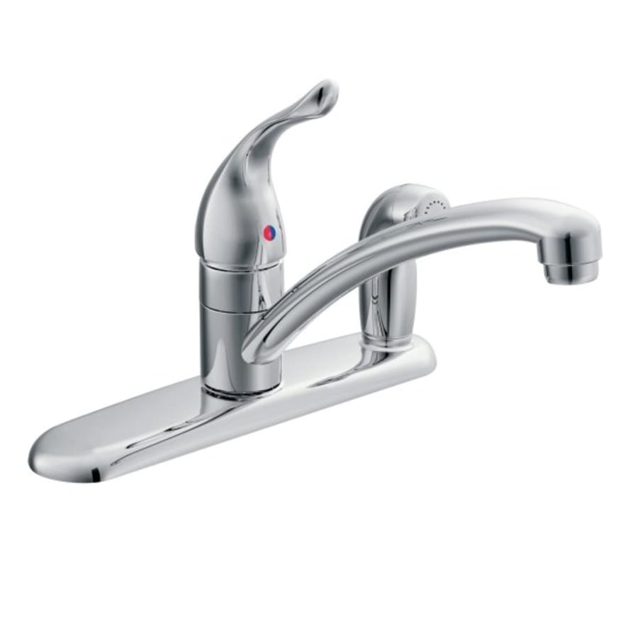 Moen Chateau One Handle Low Arc Kitchen Faucet Chrome Hd Supply
