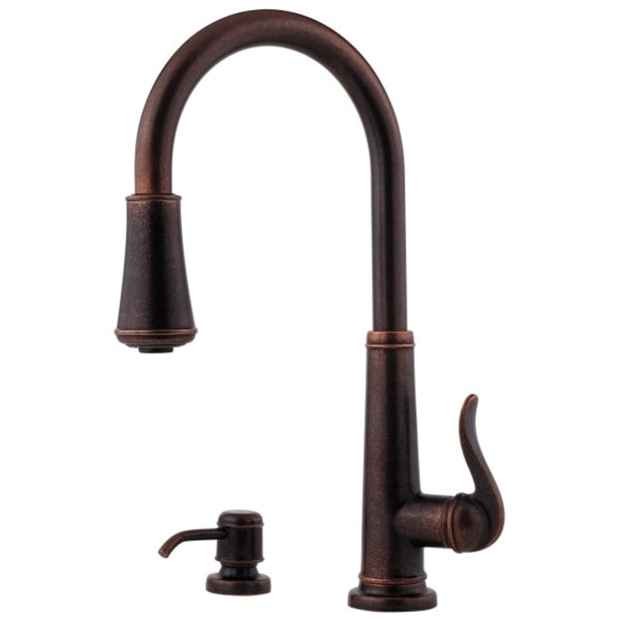 Pfister Hanover 1-Handle Pull-Down Faucet with Dispenser in ...