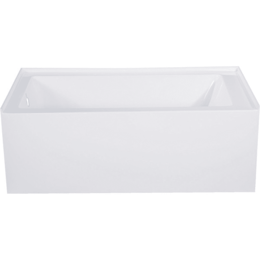 Aqua Eden Vtap663222r 66 Acrylic Alcove Tub With Right Hand Drain Hole Hd Supply