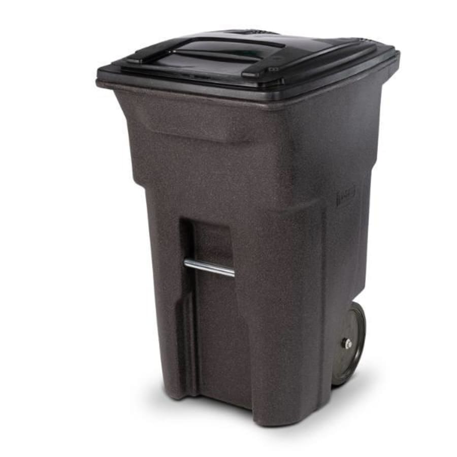 Rubbermaid® Marshal® Domed Trash Can - 25 Gallon, Black