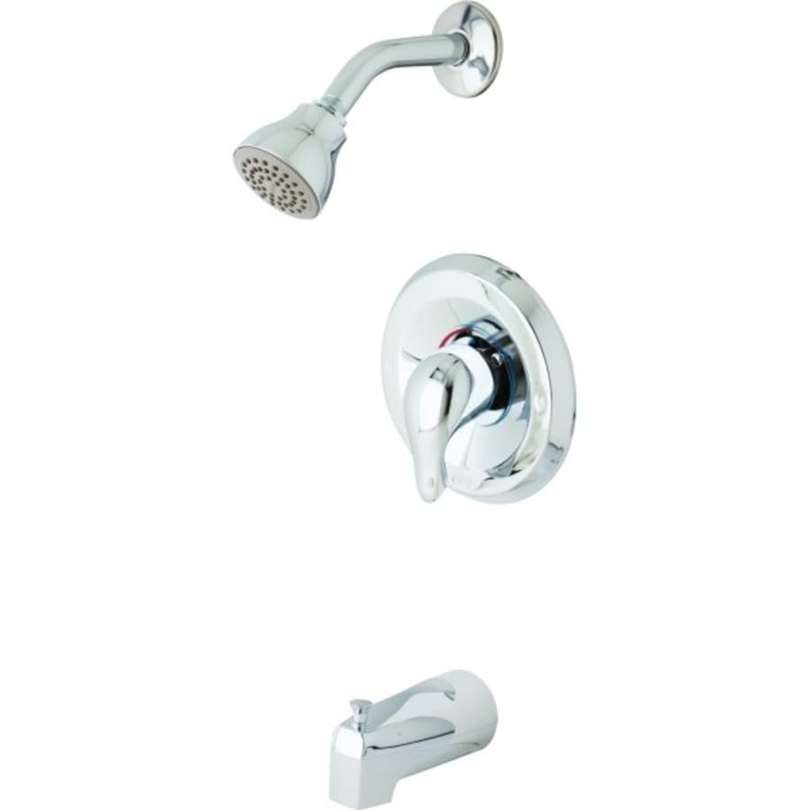 Moen Chateau Badewannen- & Dusch-Armatur – Chrom, Mit Posi-Temp Druckausgleichsventil, Einhandmischer, 2,5 GPM Durchfluss