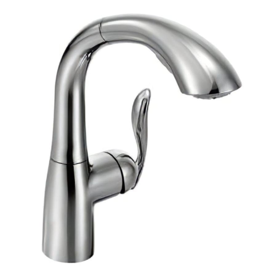 Moen Brantford One Handle High Arc Pulldown Kitchen Faucet Chrome Finish Hd Supply
