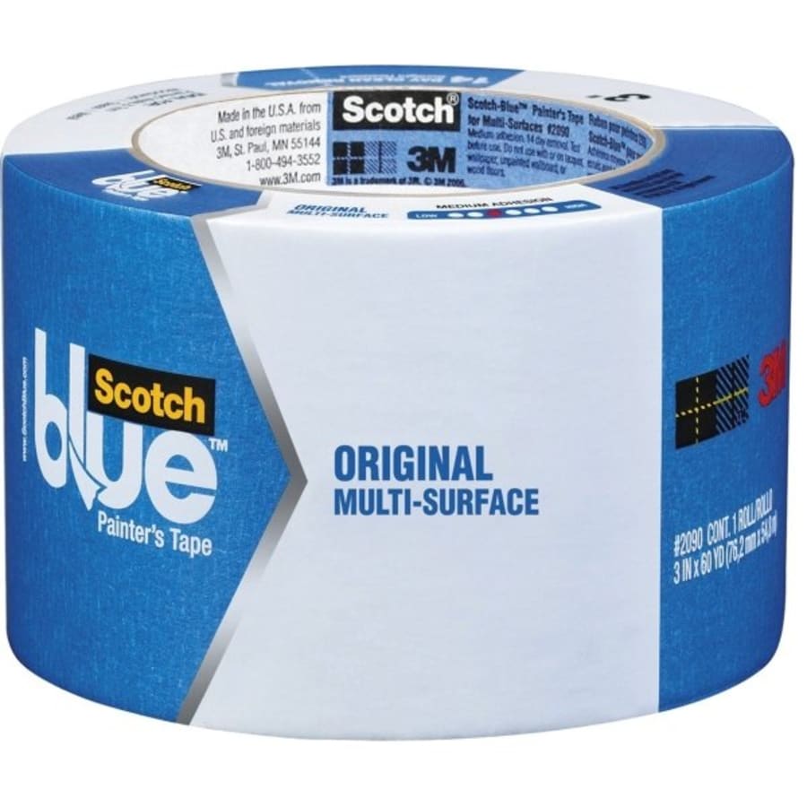 ScotchBlue 3-Pack Painter's Masking Tape Blue 1-1/2 x 60 yds in the  Painters Tape department at