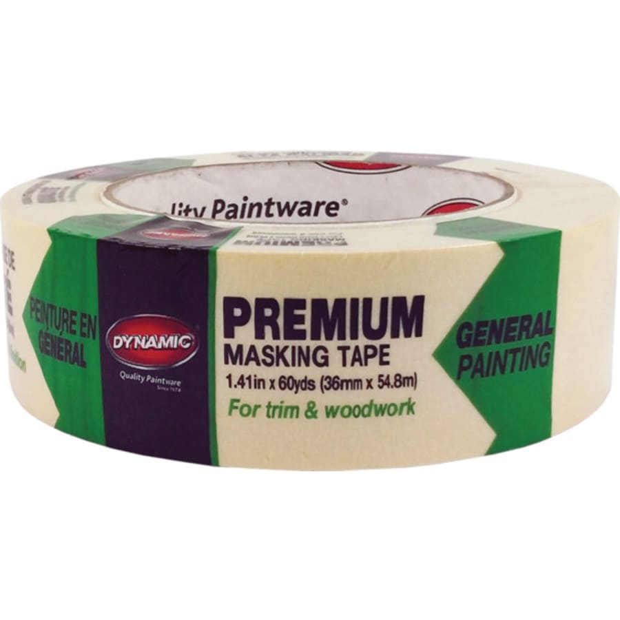 IPG 5102-1.5 General-Purpose Masking Tape 60 yd L 1-1//2 in W 5 mil Thick