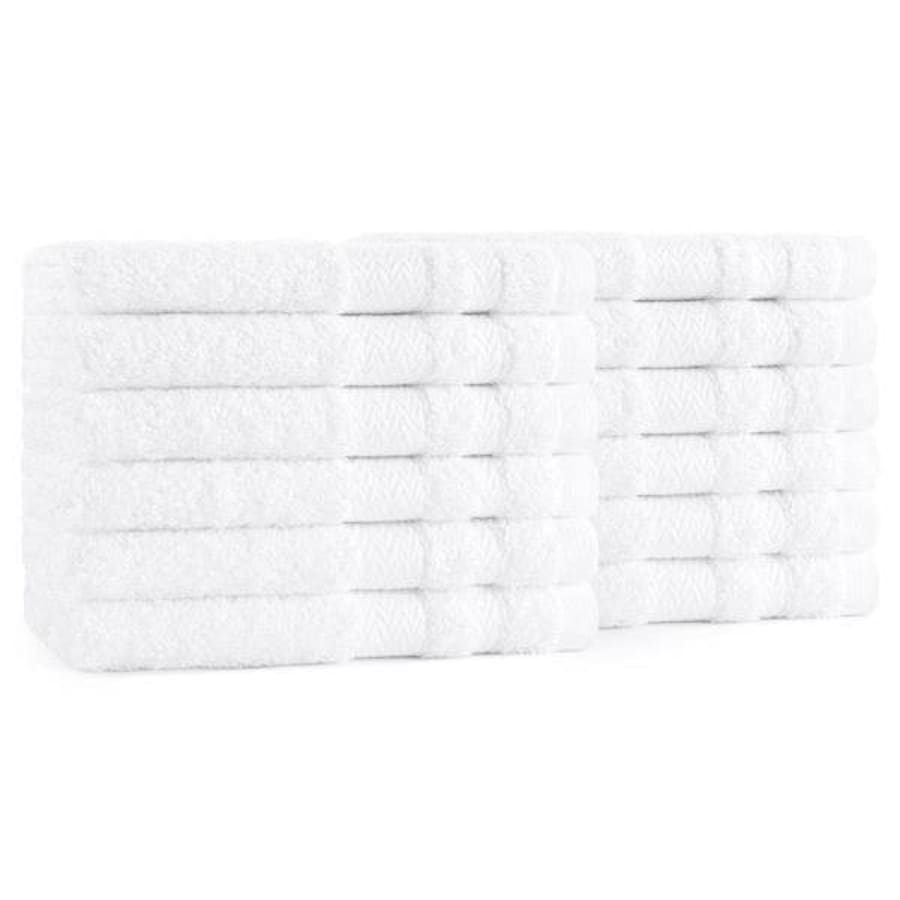 Cotton Bay® Select™ Square Wash Cloth 13x13 1 5lbs/dozen White