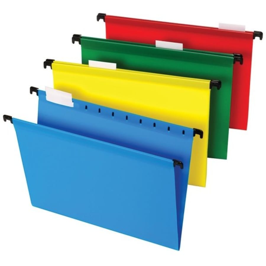 Office Depot Assorted Color Hanging File Folder Pack Of 20 Hd Supply