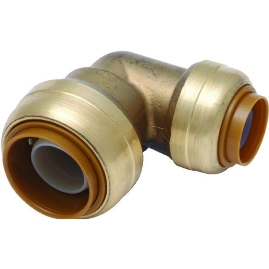 100 1/2" X 1/2" PUSH FIT COUPLINGS WITH 5 FREE DISCONNECT CLIP LEAD FREE BRASS