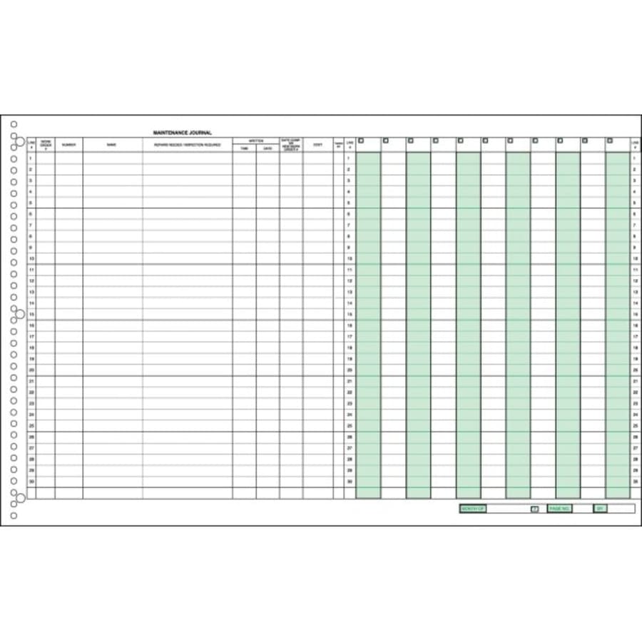 3-Part Maintenance Request Forms, Large Format Stock Design, Package of 100  | HD Supply