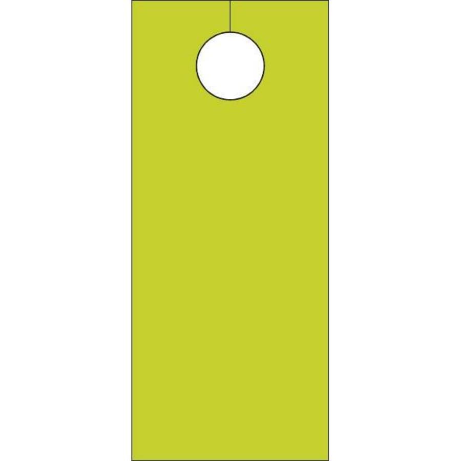 Two Sided Bilingual Maintenance Door Tags Yellow 4 1 4 X 8 1 2 Package Of 100 Hd Supply