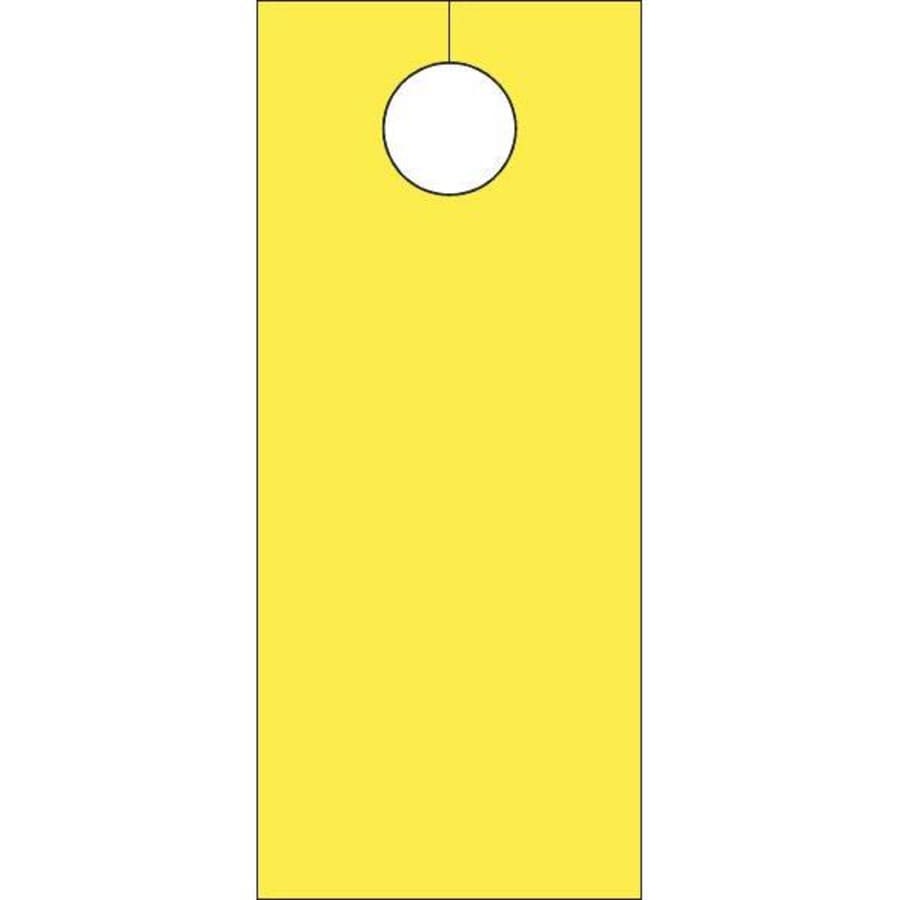 All Clear Yellow with Icon - Door Hanger