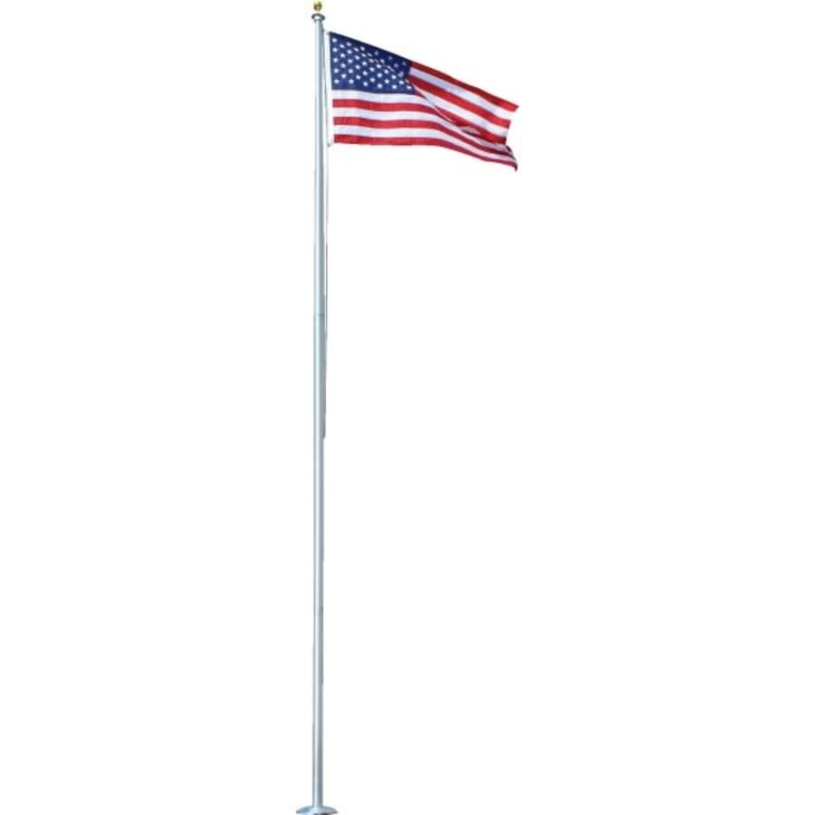 Eder Flag Flagpole 25 Aluminum One Piece Hd Supply