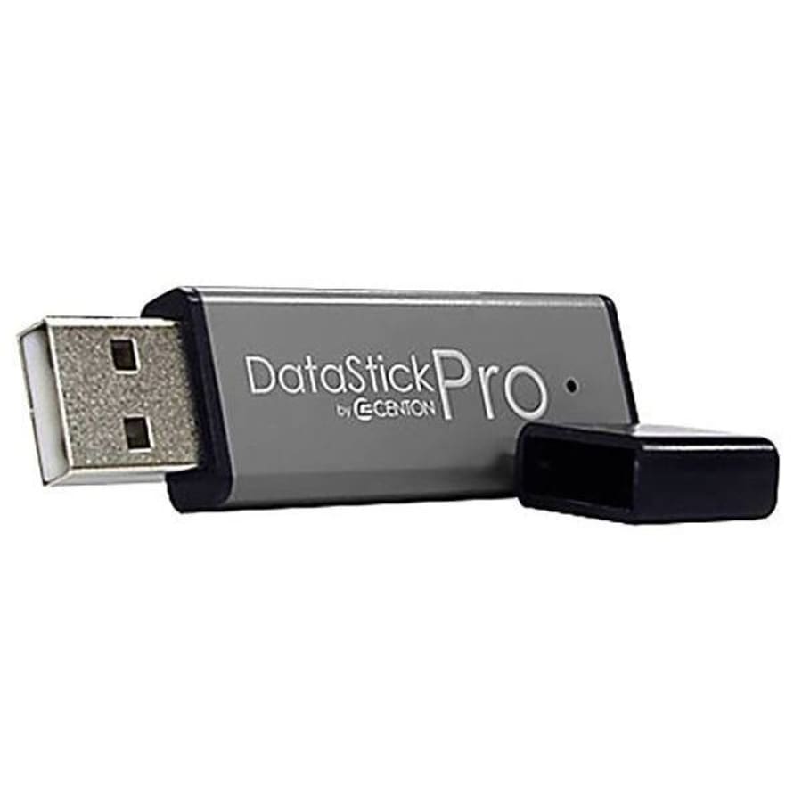 16GB PinStripe USB Flash Drive – Black: Everyday USB Drives - USB
