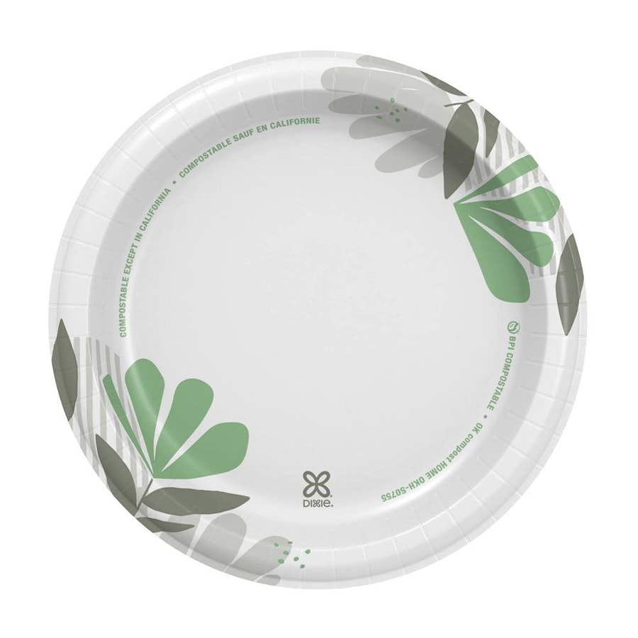 Small Paper Plates 4 Inch - Biodegradable Dessert Plates 200 Count White