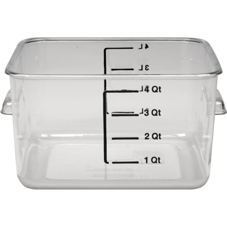 Rubbermaid 2 Qt. White Round Polyethylene Food Storage Container