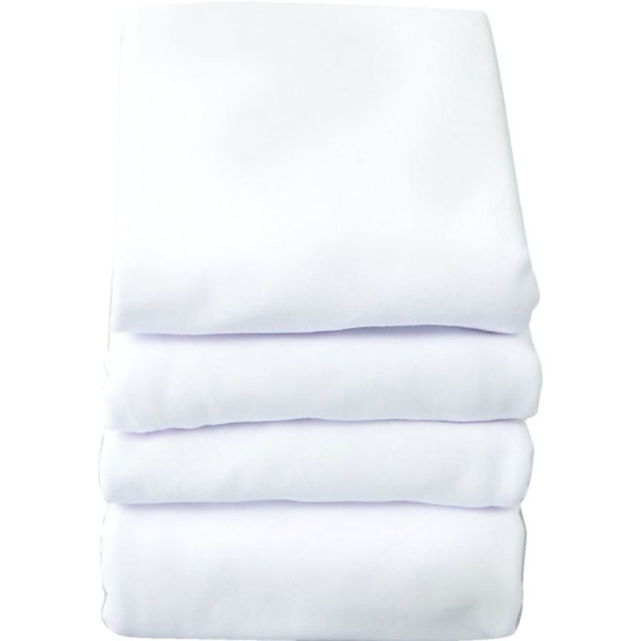 Dependability T180 39x75x9 Twin Fitted Sheet - White (Case Pack Of 2 Dozen)