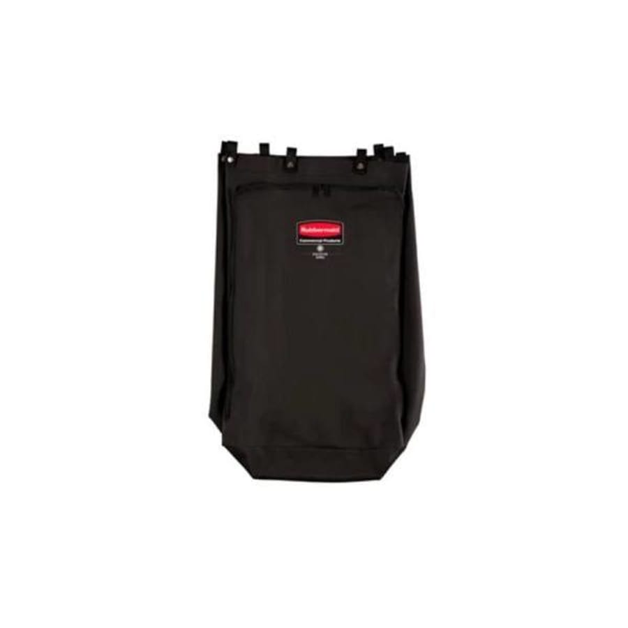 Step-On Linen Hamper Bag, 13 3/8w x 19 7/8d x 29 1/4h, PVC-Lined Nylon, Black Step-On Linen Hamper Bag, 13 3/8w x 19 7/8d x 29 1/4h, PVC-Lined Nylon, Black