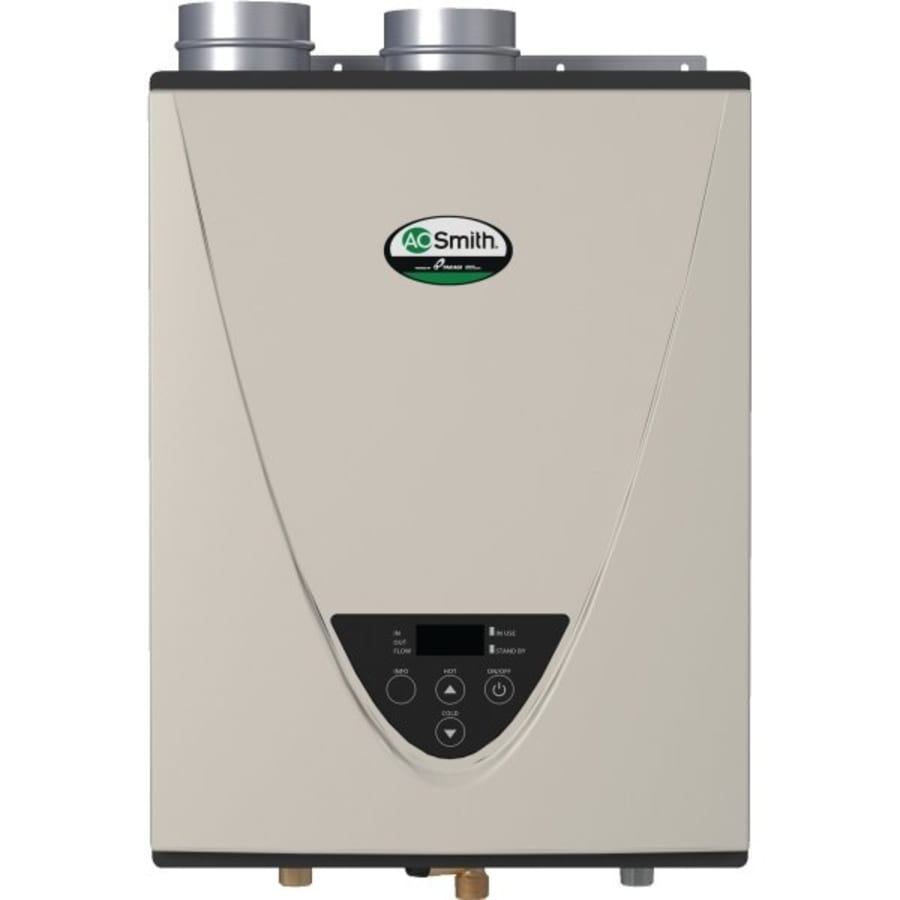 A O Smith 50 Gallon Direct Vent With Side Taps Natural Gas Water Heater Hd Supply