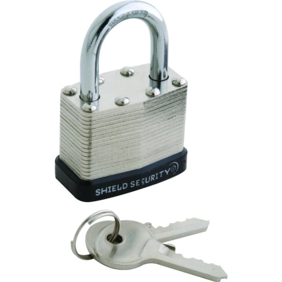 Lot of 12 Piece Laminated Pad Locks 40mm w/ 2 Keys Hardener Steel Security Keyed